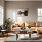 Franklin Dark Mango Wood Coffee Table with Drawer - Joe’s Haven