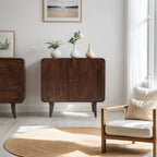 Franklin Dark Mango Wood 2 Door Sideboard - Joe’s Haven