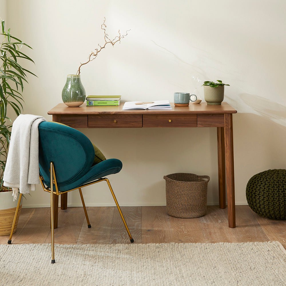 Wright Walnut Desk and Dressing Table - Joe’s Haven