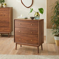 Wright Walnut Chest of 3 Drawers - Joe’s Haven