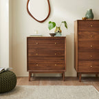 Wright Walnut Chest of 3 Drawers - Joe’s Haven