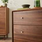 Wright Walnut Chest of 3 Drawers - Joe’s Haven