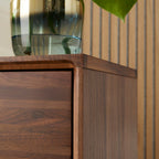 Wright Walnut Chest of 3 Drawers - Joe’s Haven