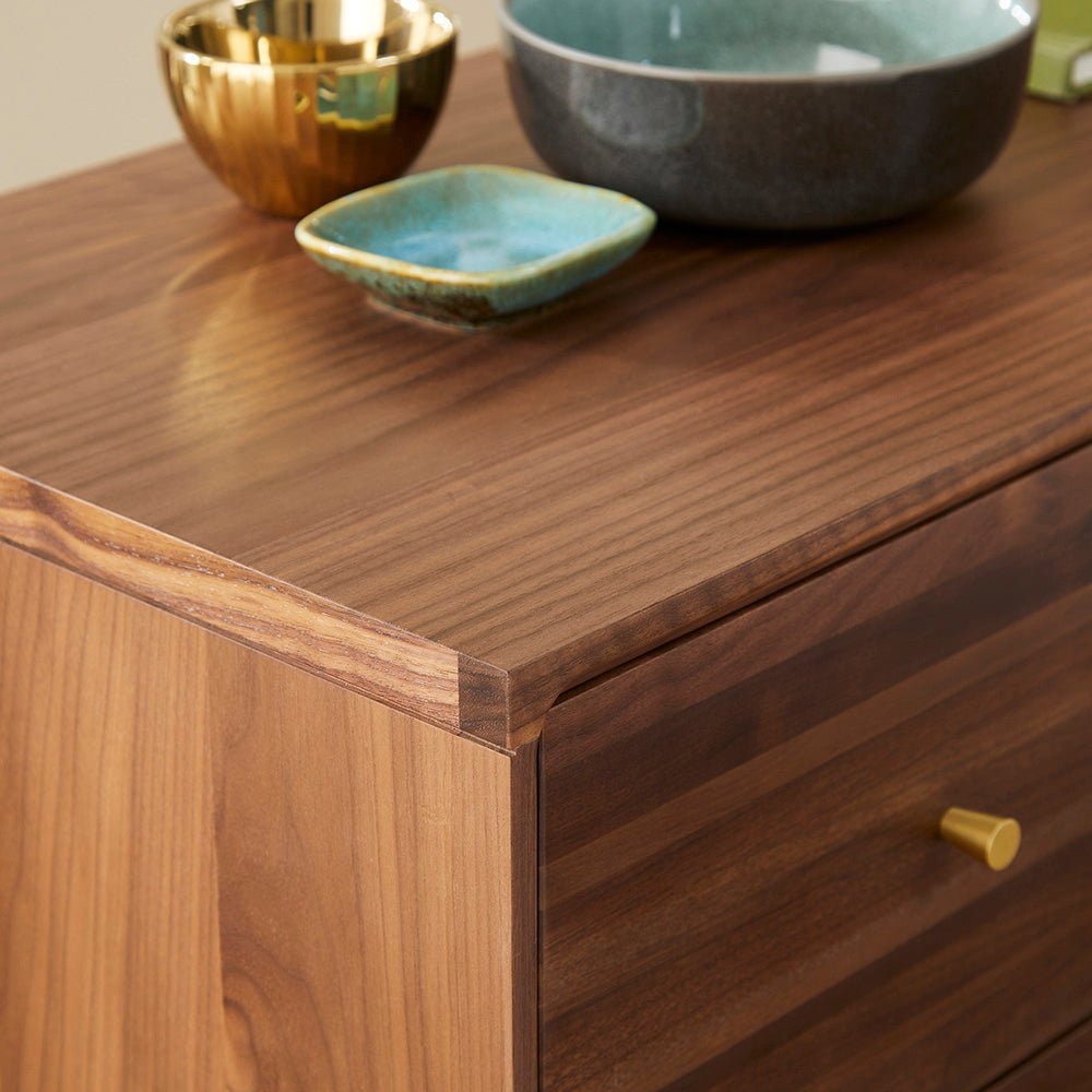 Wright Walnut Chest of 3 Drawers - Joe’s Haven