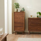 Wright Walnut Chest of 3 Drawers - Joe’s Haven