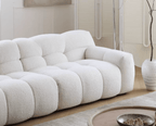 Cora Cloud Two/Three Seater Sofa, Boucle - Joe’s Haven