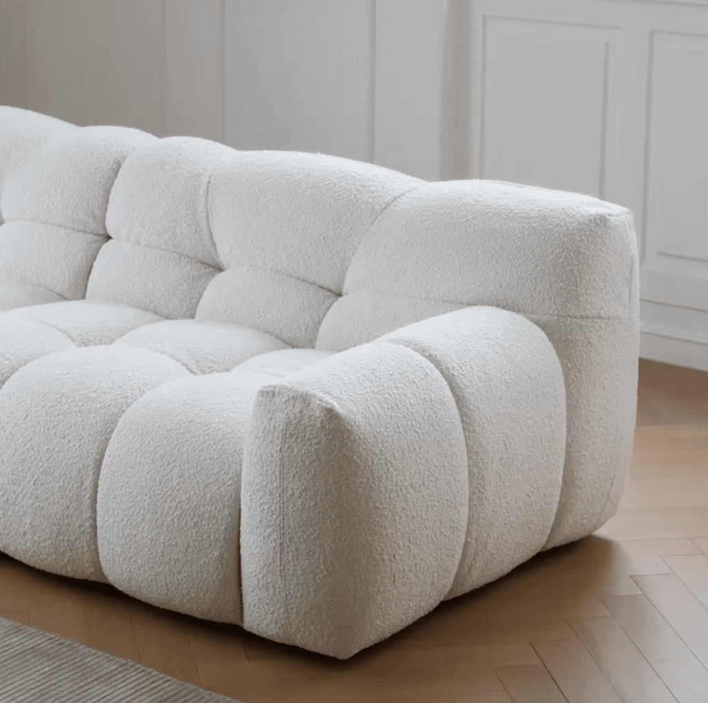Cora Cloud Two/Three Seater Sofa, Boucle - Joe’s Haven