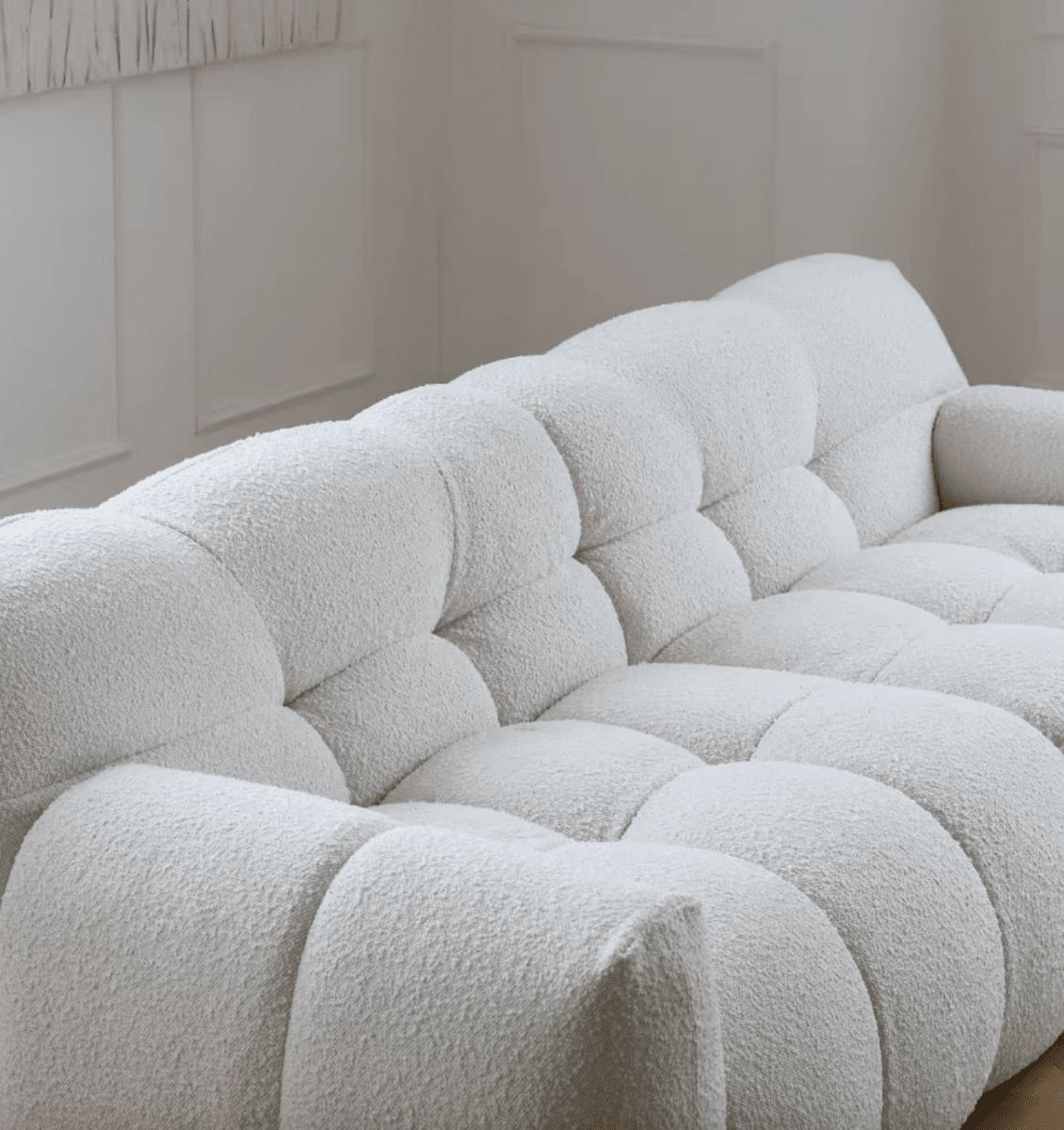 Cora Cloud Two/Three Seater Sofa, Boucle - Joe’s Haven