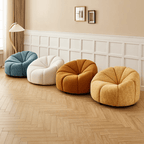 Arsav Pumpkin Armchair, White Boucle - Joe’s Haven