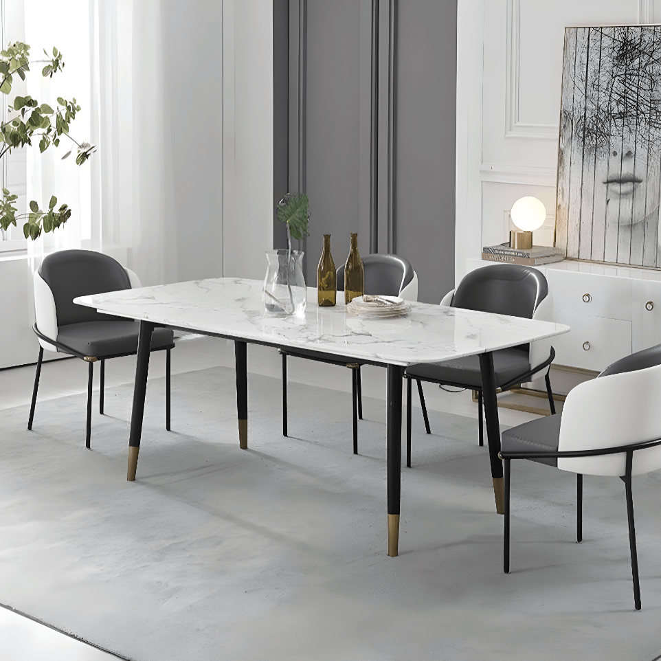 Malvern Dining Table, White - Joe’s Haven