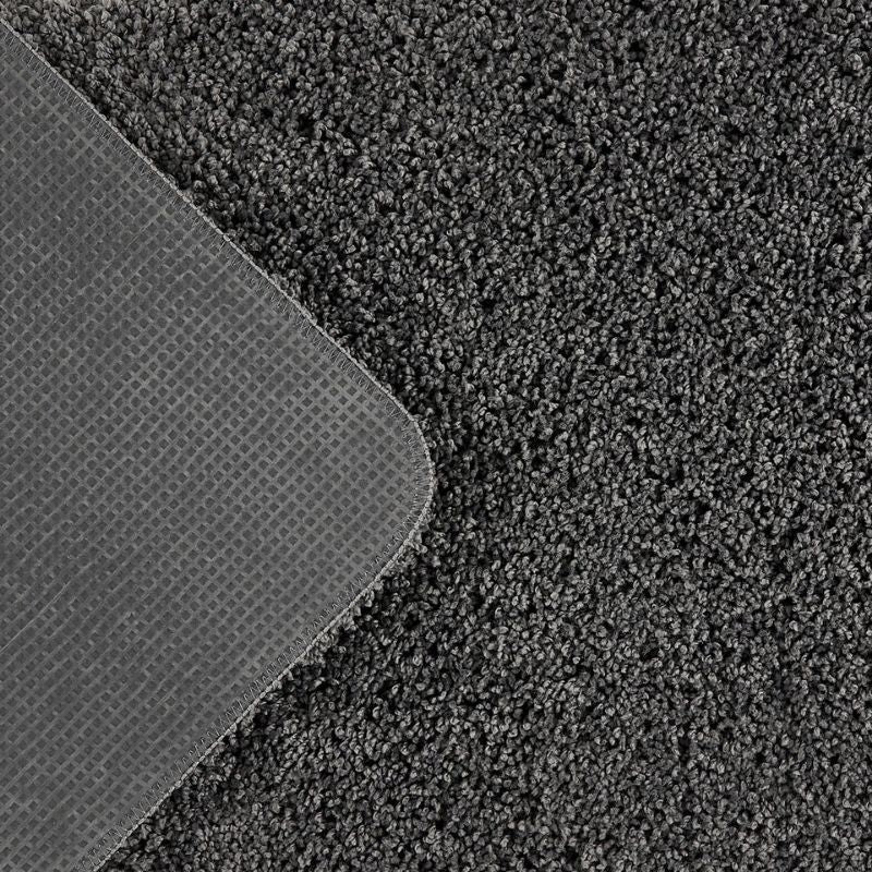 Washable Charcoal Shaggy Rug - Joe’s Haven