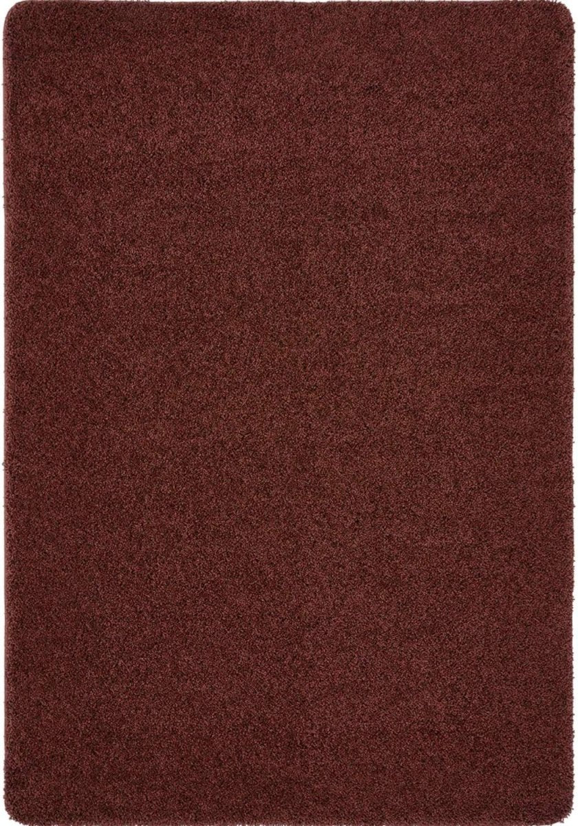 Washable Ox Red Shaggy Rug - Joe’s Haven