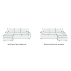 Lionel Two Seater Sofa, Linen