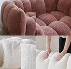 Welton Pumpkin Armchair, Boucle