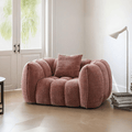 Welton Pumpkin Armchair, Boucle - Joe’s Haven