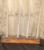 Walnut Four Candle holder - Joe’s Haven