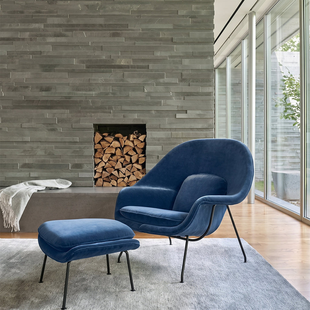 Womb Lounge Chair And Footstool, Armchair