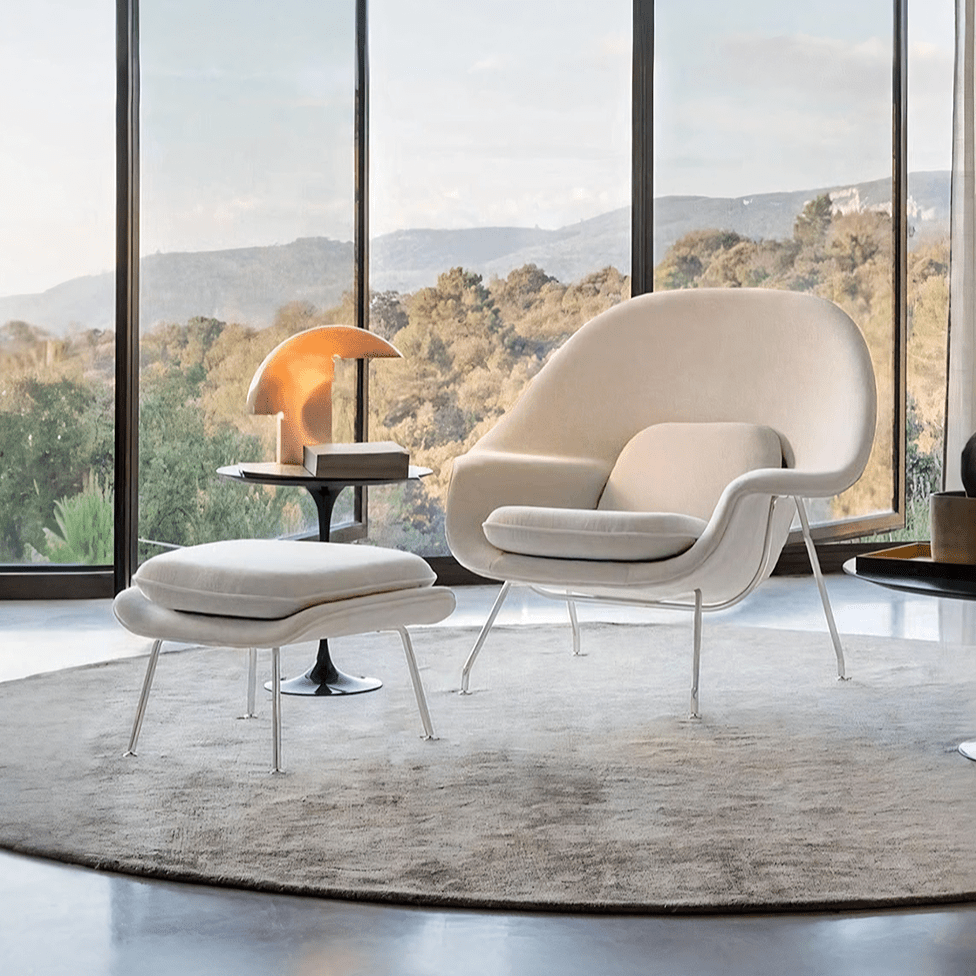 Womb Lounge Chair And Footstool, Armchair - Joe’s Haven