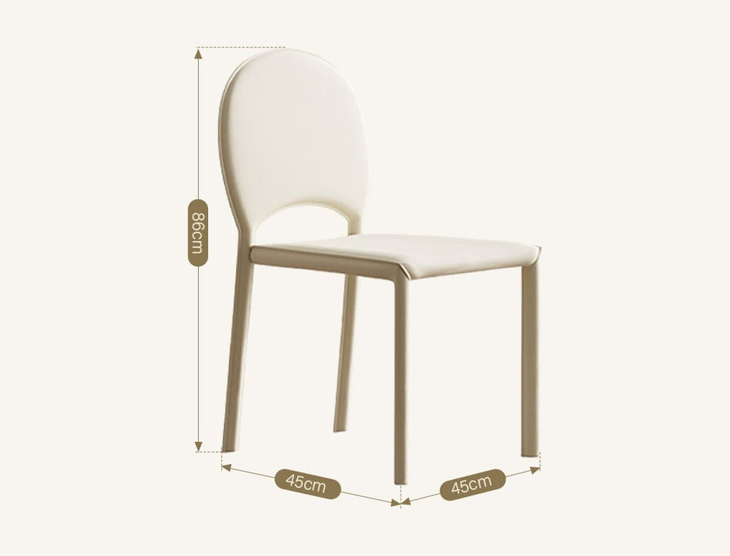 Yedda Dining Chair, Cream - Joe’s Haven