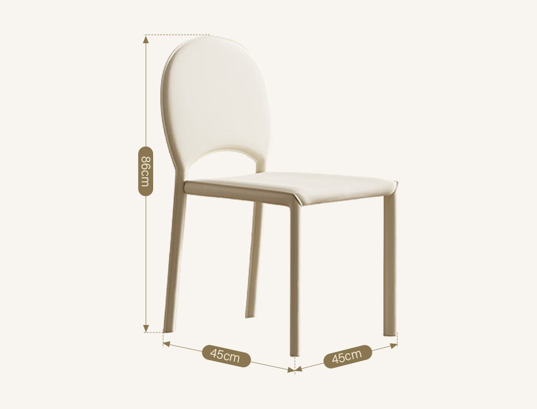 Yedda Dining Chair, Cream - Joe’s Haven