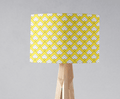 Yellow and White Geometric Tiles Design Lampshade, Ceiling or Table Lamp Shade - Joe’s Haven