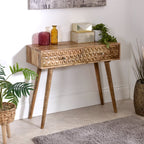 Marlow Light Mango Wood Console Table with 2 Drawers - Joe’s Haven