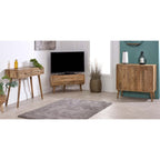 Marlow Light Mango Wood Console Table with 2 Drawers - Joe’s Haven