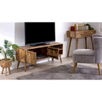 Marlow Light Mango Wood Console Table with 2 Drawers - Joe’s Haven