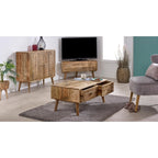 Marlow Light Mango Wood 2 Door Sideboard - Joe’s Haven