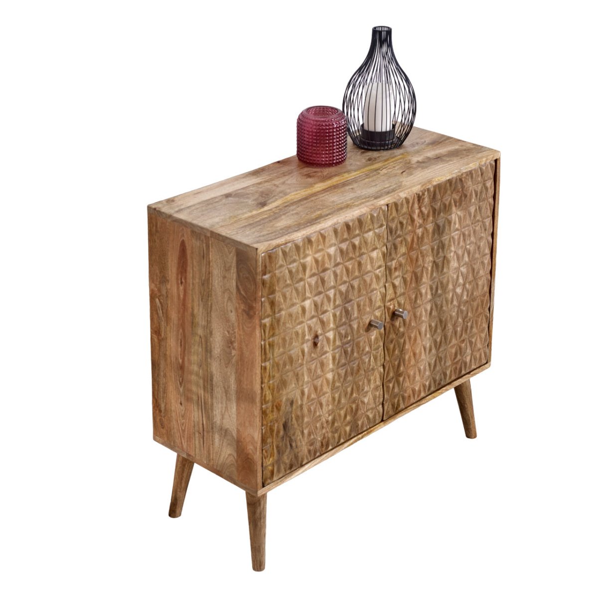 Marlow Light Mango Wood 2 Door Sideboard - Joe’s Haven