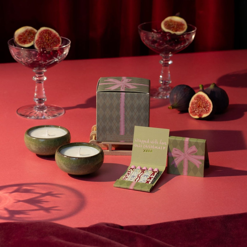Sparkle Season: Christmas Bow Tea Lights (Box of 2) - Myrrh & Tonka - Joe’s Haven