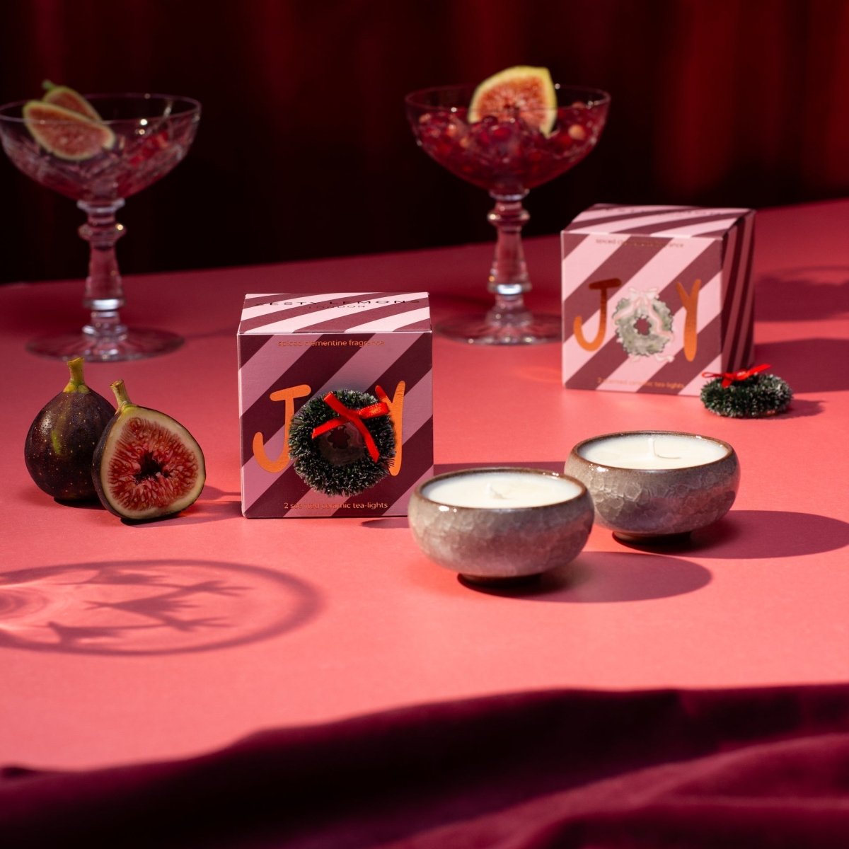 Sparkle Season: Joy Tea Lights (Box of 2) - Spiced Clementine - Joe’s Haven