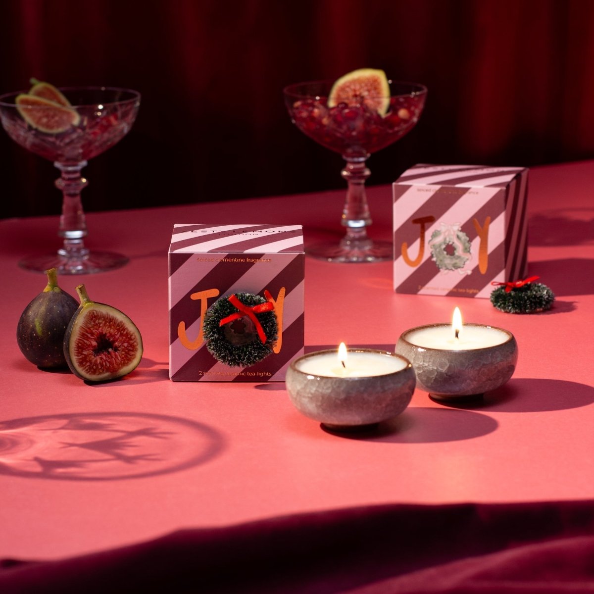 Sparkle Season: Joy Tea Lights (Box of 2) - Spiced Clementine - Joe’s Haven