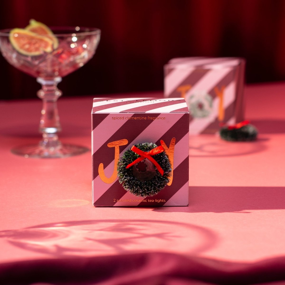 Sparkle Season: Joy Tea Lights (Box of 2) - Spiced Clementine - Joe’s Haven