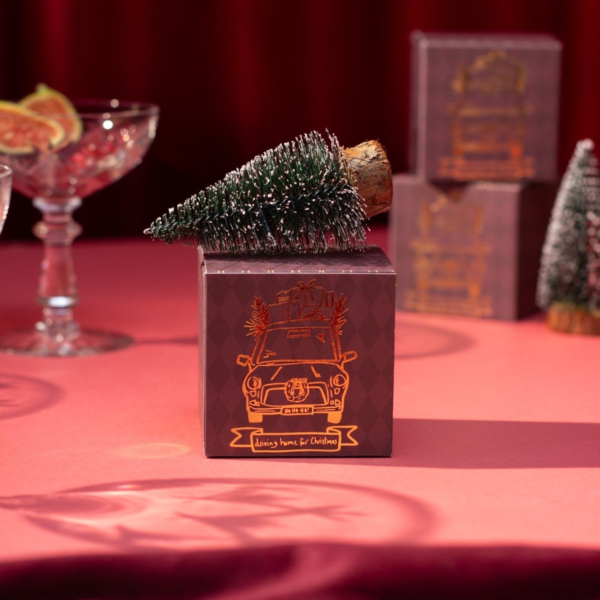 Sparkle Season: Driving Home for Christmas Tea Lights (Box of 2) - Christmas Spruce - Joe’s Haven