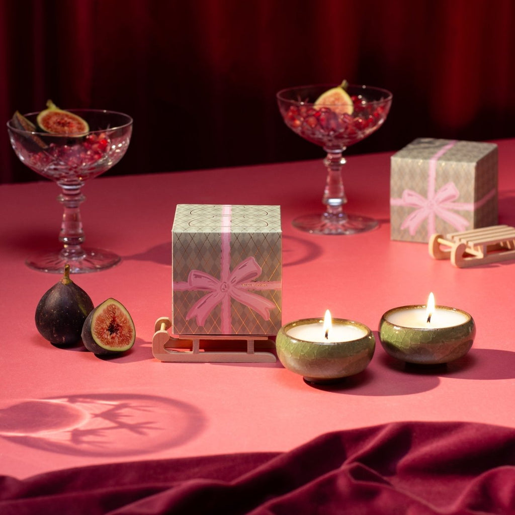 Sparkle Season: Christmas Bow Tea Lights (Box of 2) - Myrrh & Tonka - Joe’s Haven
