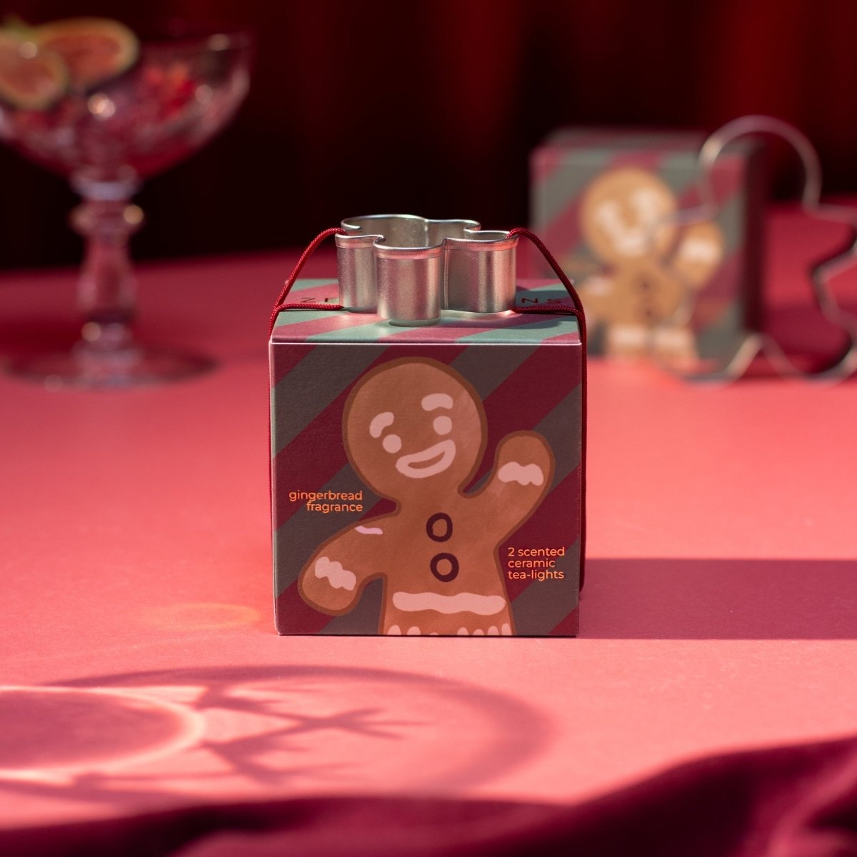 Sparkle Season: Gingerbread Tea Lights (Box of 2) - Gingerbread - Joe’s Haven