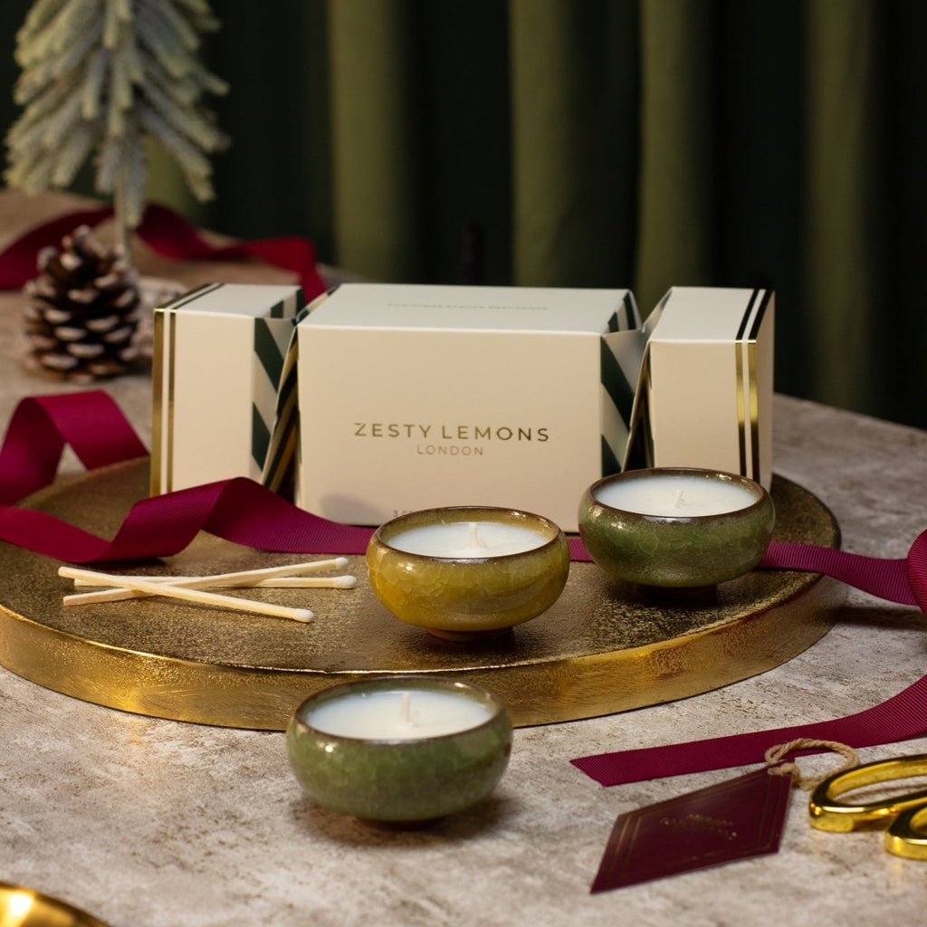 Under the Tree: Olive Tea Light Cracker (Box of 3) - Cypress & Fig - Joe’s Haven