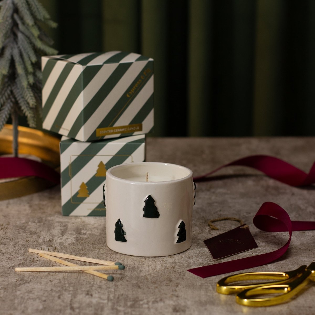 Under the Tree: Christmas Spruce Candle - Cypress & Fig - Joe’s Haven