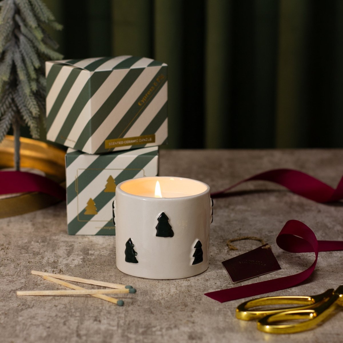 Under the Tree: Christmas Spruce Candle - Cypress & Fig - Joe’s Haven