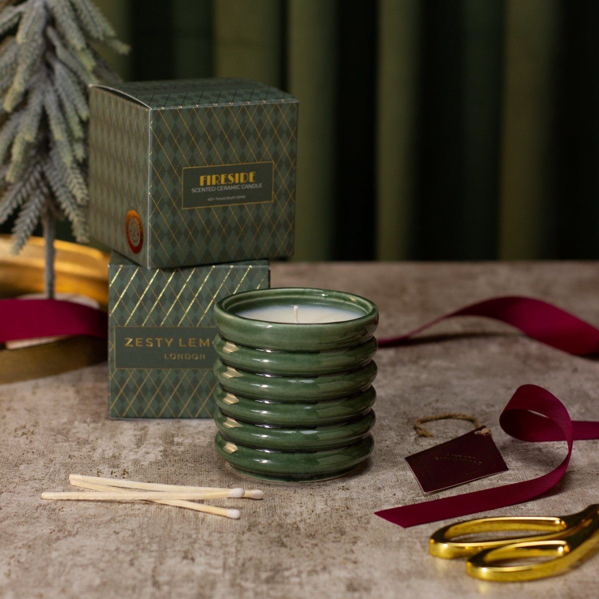 Under the Tree: Olive Fireside Candle - Fireside - Joe’s Haven