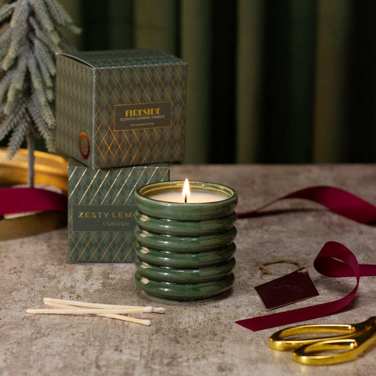 Under the Tree: Olive Fireside Candle - Fireside - Joe’s Haven