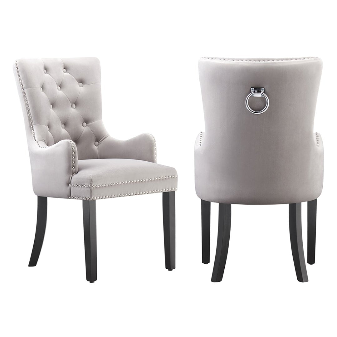 Windsor LUX Velvet Dining Chair (with armrests) - Joe’s Haven
