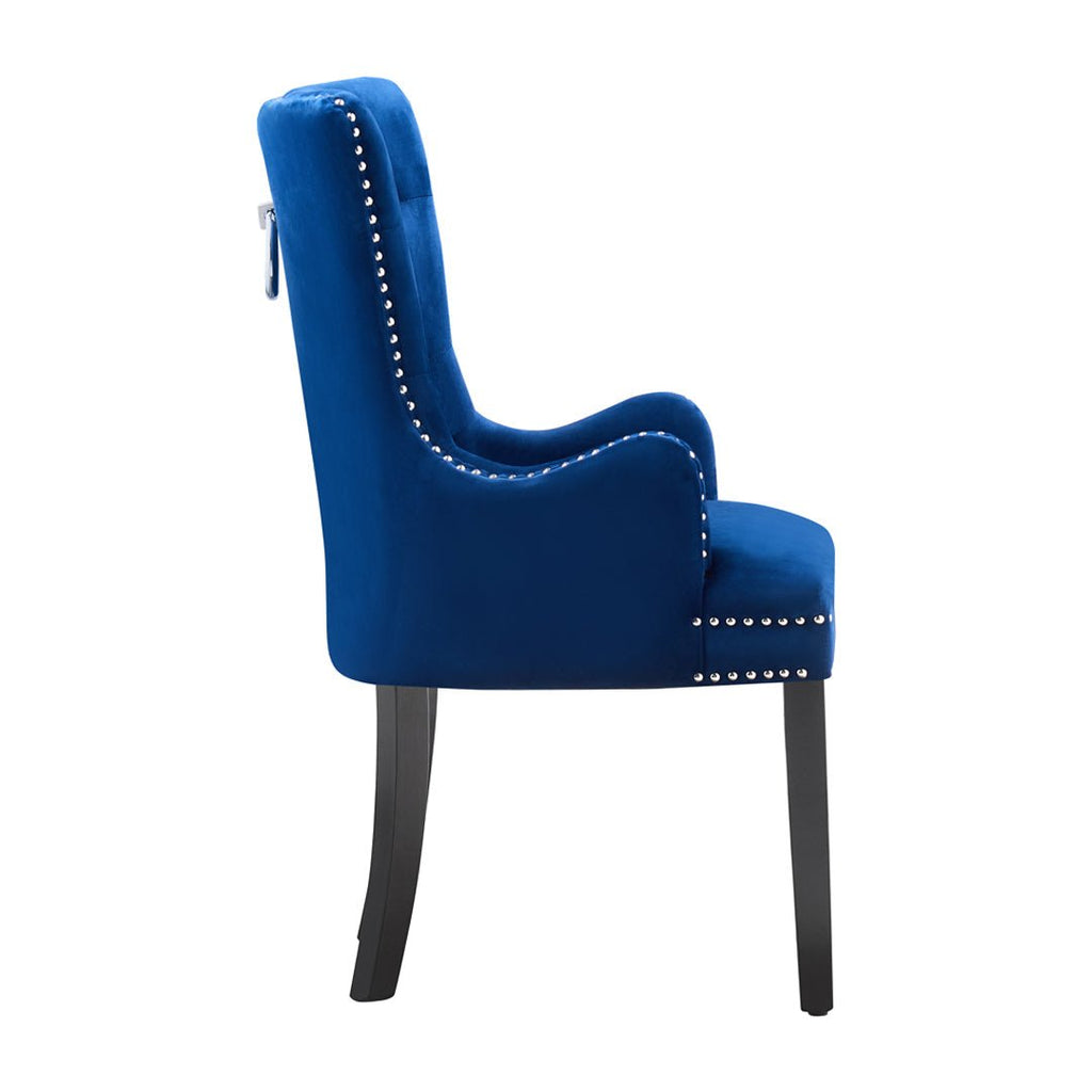 Windsor LUX Velvet Dining Chair (with armrests) - Joe’s Haven