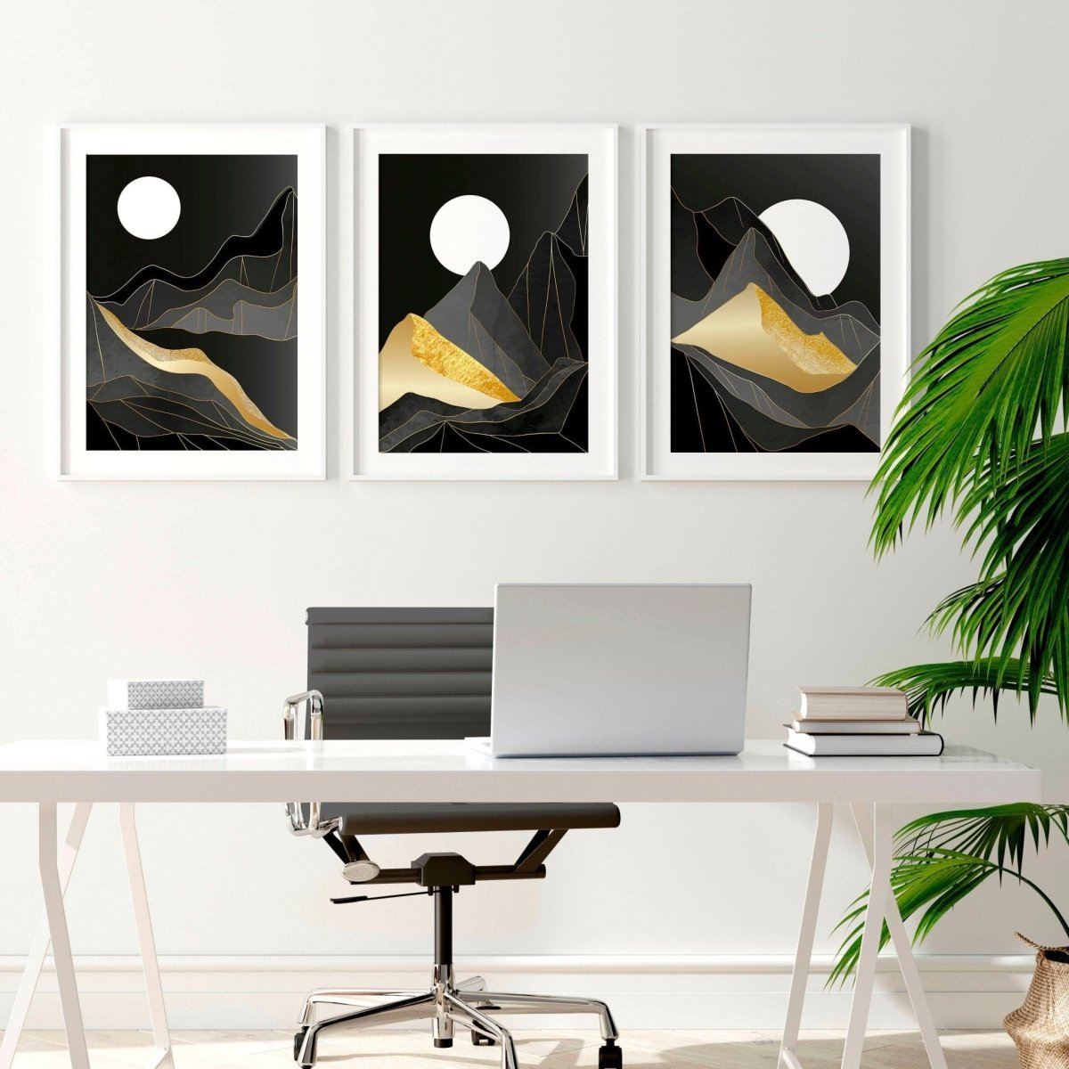 Abstract landscape | set of 3 wall art prints - Joe’s Haven