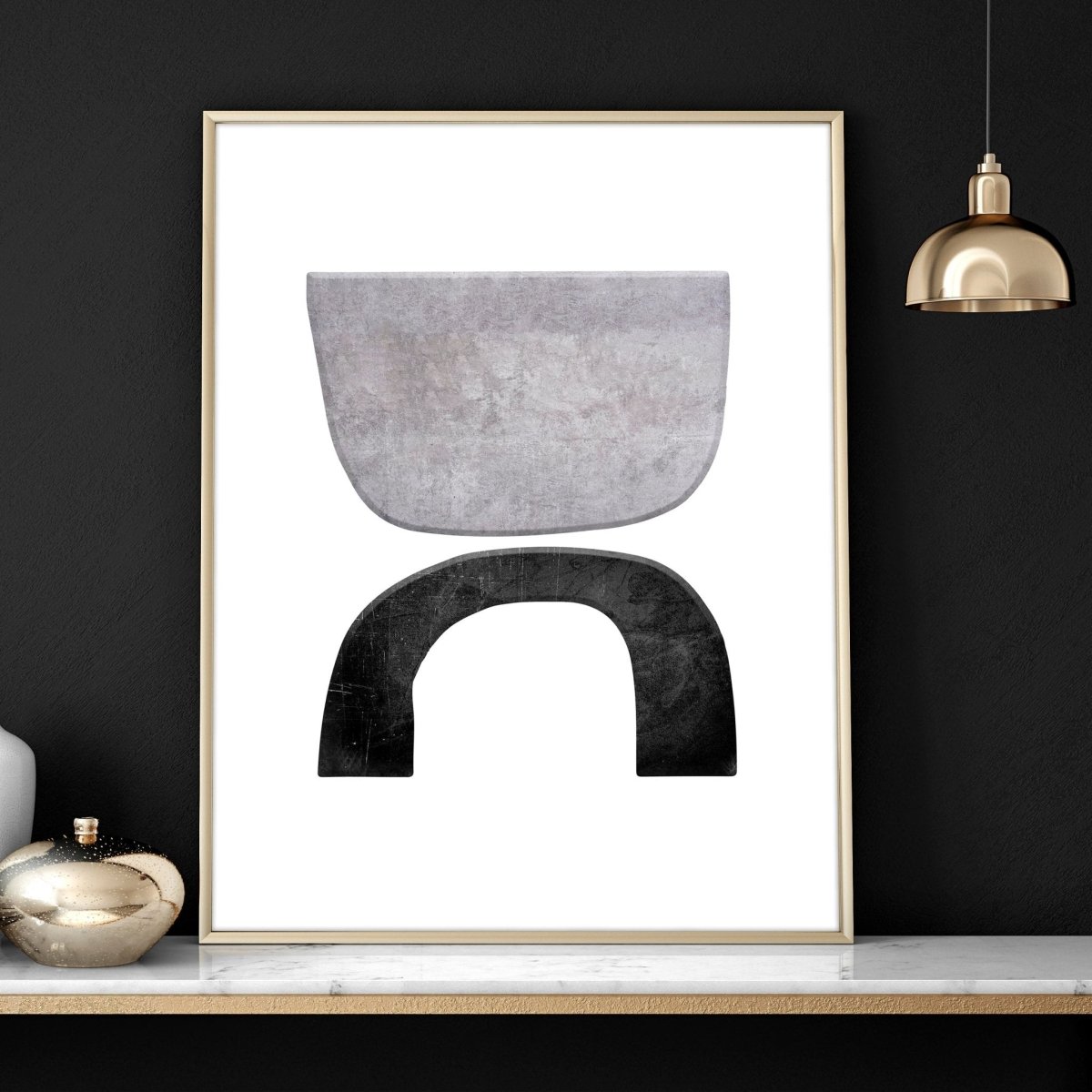 Abstract Painting Black And White | Set of 3 wall art prints - Joe’s Haven