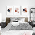 Abstract print for bedroom | set of 3 wall art prints - Joe’s Haven