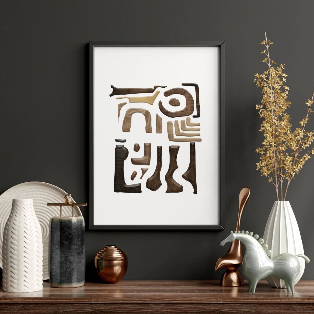 Abstract Wall Art Painting | Set of 3 wall art prints - Joe’s Haven