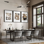 Abstract Wall Art Painting | Set of 3 wall art prints - Joe’s Haven