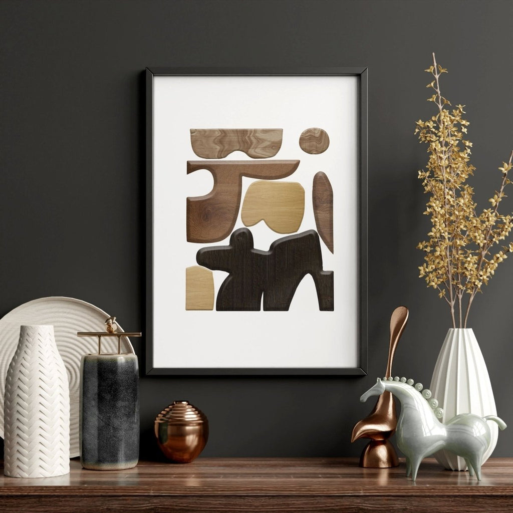 Abstract Wall Art Painting | Set of 3 wall art prints - Joe’s Haven